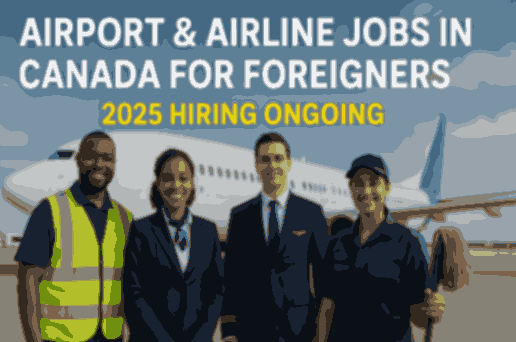 Airport and Airline Jobs in Canada for Foreigners